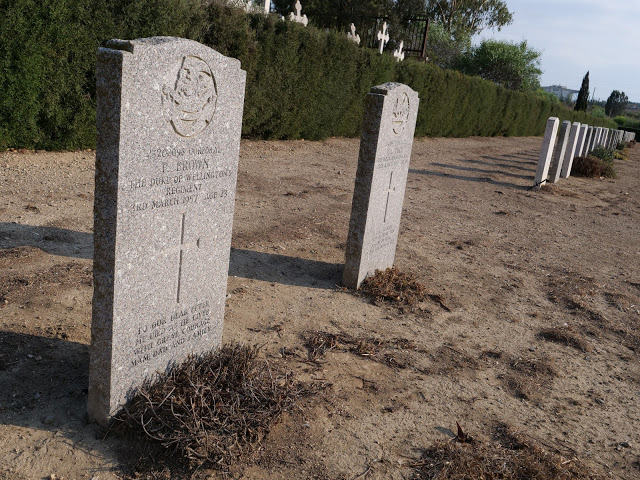 Grave of Cpl. Brown. Grave of Cpl. Brown.