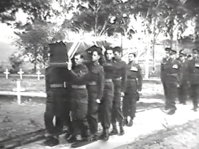 Funeral of Cpl. Brown, P.